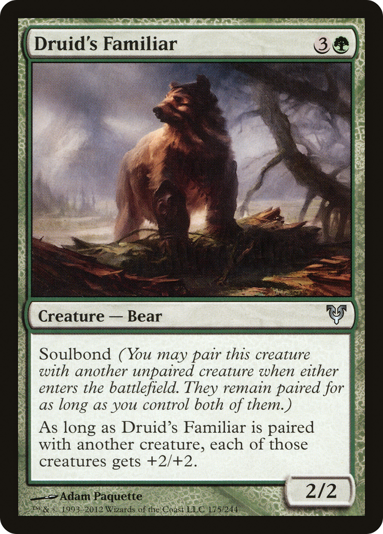 Druid's Familiar (AVR-175)  - Avacyn Restored