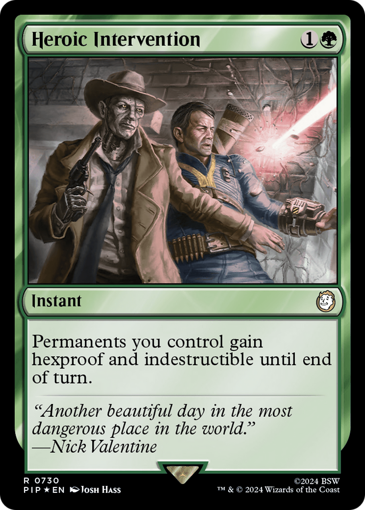 Heroic Intervention (Surge Foil) (PIP-730)  Foil - Fallout