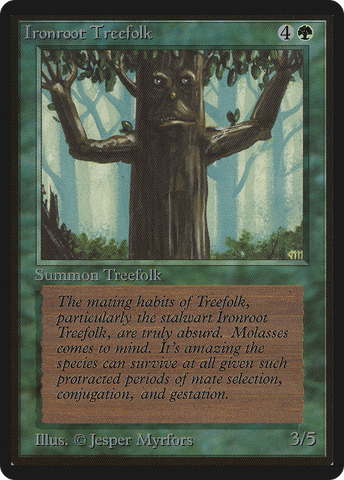 Ironroot Treefolk (LEB-)  - Limited Edition Beta