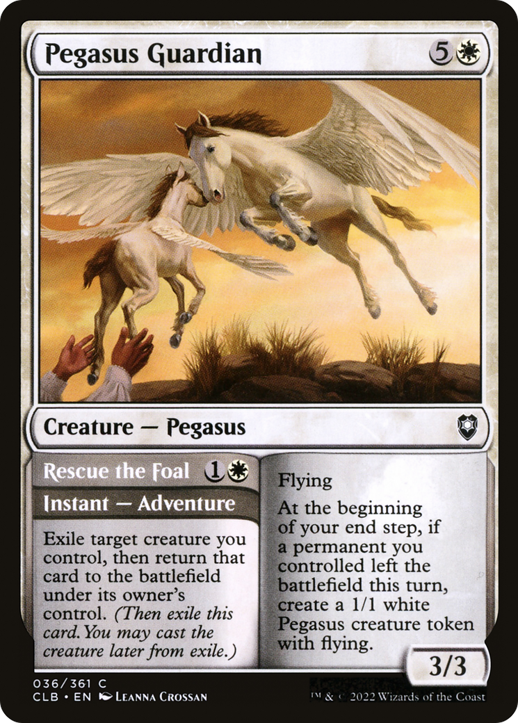 Pegasus Guardian (CLB-036)  - Commander Legends: Battle for Baldur's Gate
