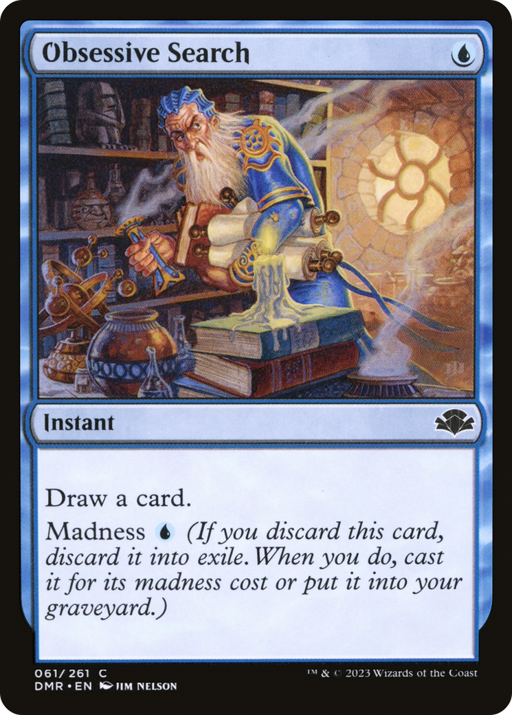 Obsessive Search (DMR-061)  Foil - Dominaria Remastered