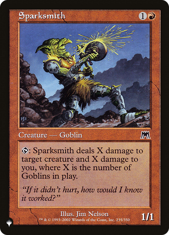 Sparksmith (LIST-ONS-235)  - The List
