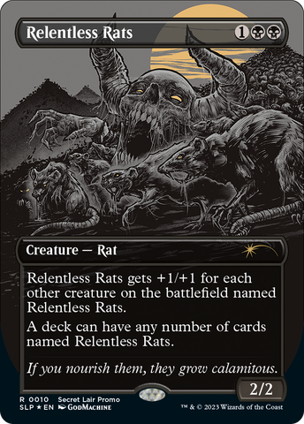 Relentless Rats (0010) (SLP-010)  - Secret Lair Showdown
