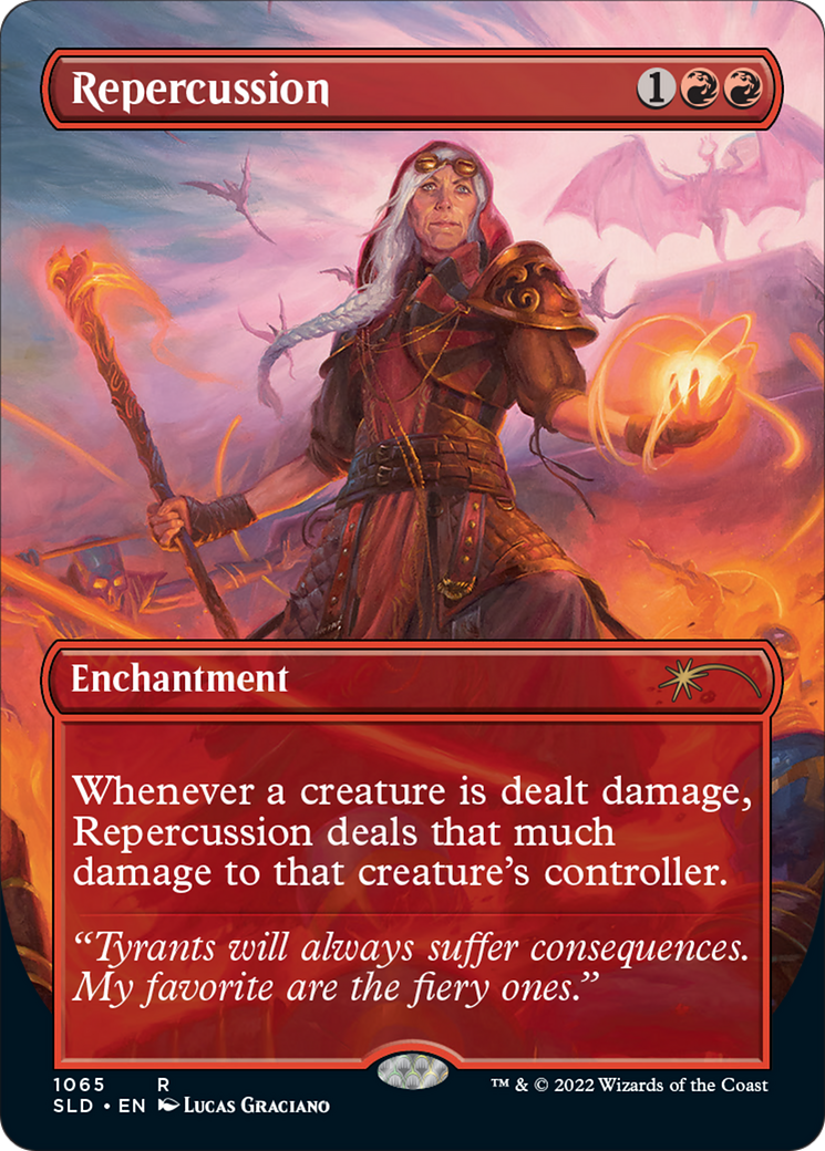 Repercussion (SLD-1065)  Foil - Secret Lair Drop (Borderless)
