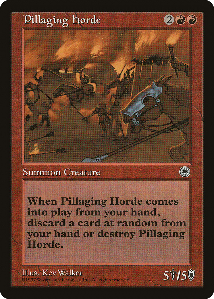 Pillaging Horde (POR-)  - Portal