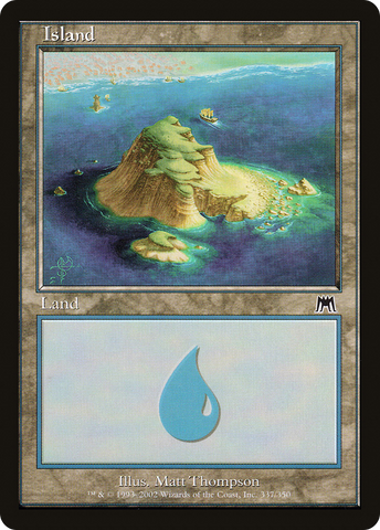 Island (337) (ONS-337) - Onslaught Foil
