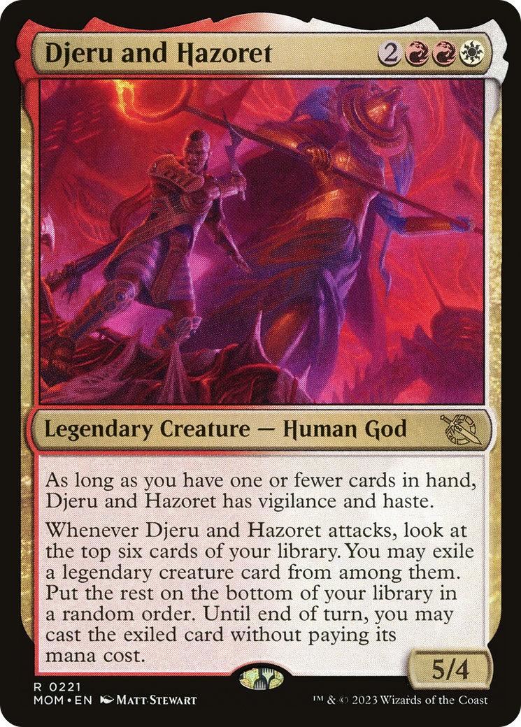 Djeru and Hazoret (MOM-221)  - March of the Machine