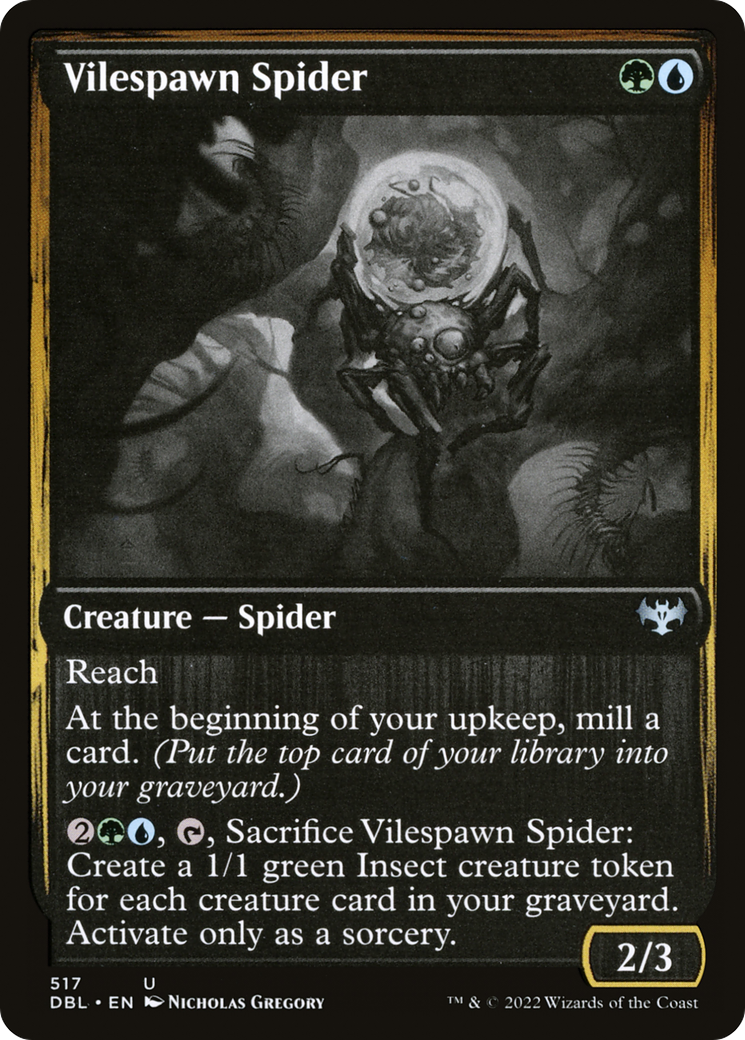 Vilespawn Spider (DBL-517)  - Innistrad: Double Feature