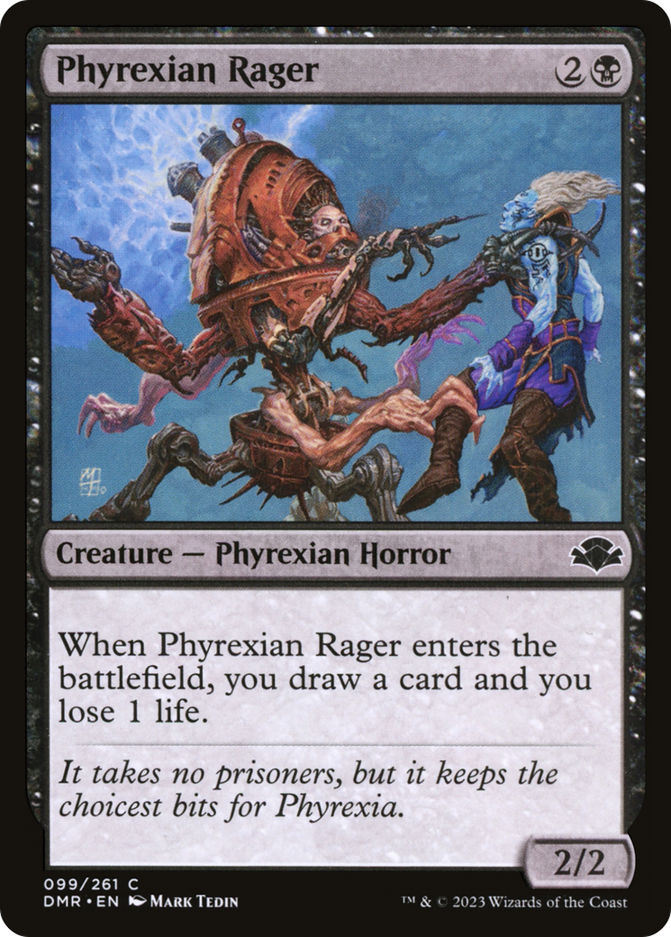 Phyrexian Rager (DMR-099)  - Dominaria Remastered