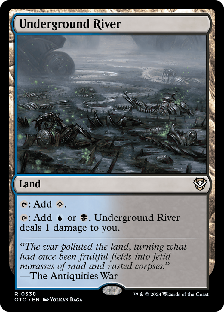 Underground River (OTC-338)  - Outlaws of Thunder Junction Commander
