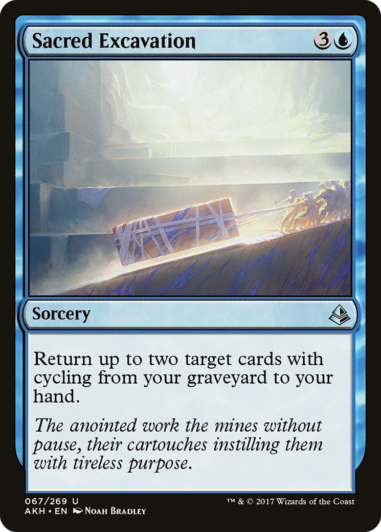 Sacred Excavation (AKH-067)  Foil - Amonkhet