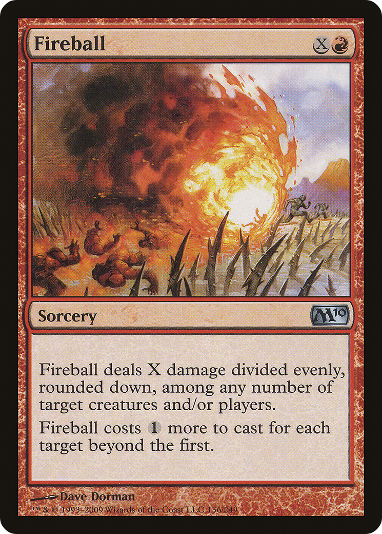 Fireball (M10-136)  Foil - Magic 2010