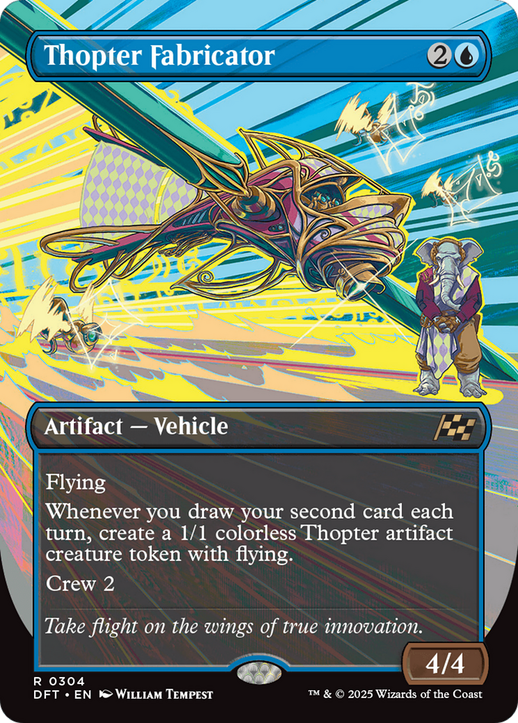 Thopter Fabricator (Borderless) (DFT-304) - Aetherdrift (Borderless) Foil