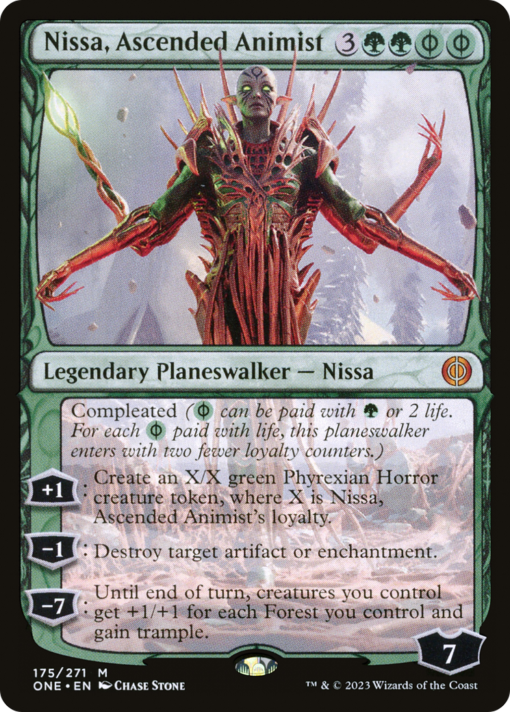Nissa, Ascended Animist (ONE-175)  - Phyrexia: All Will Be One