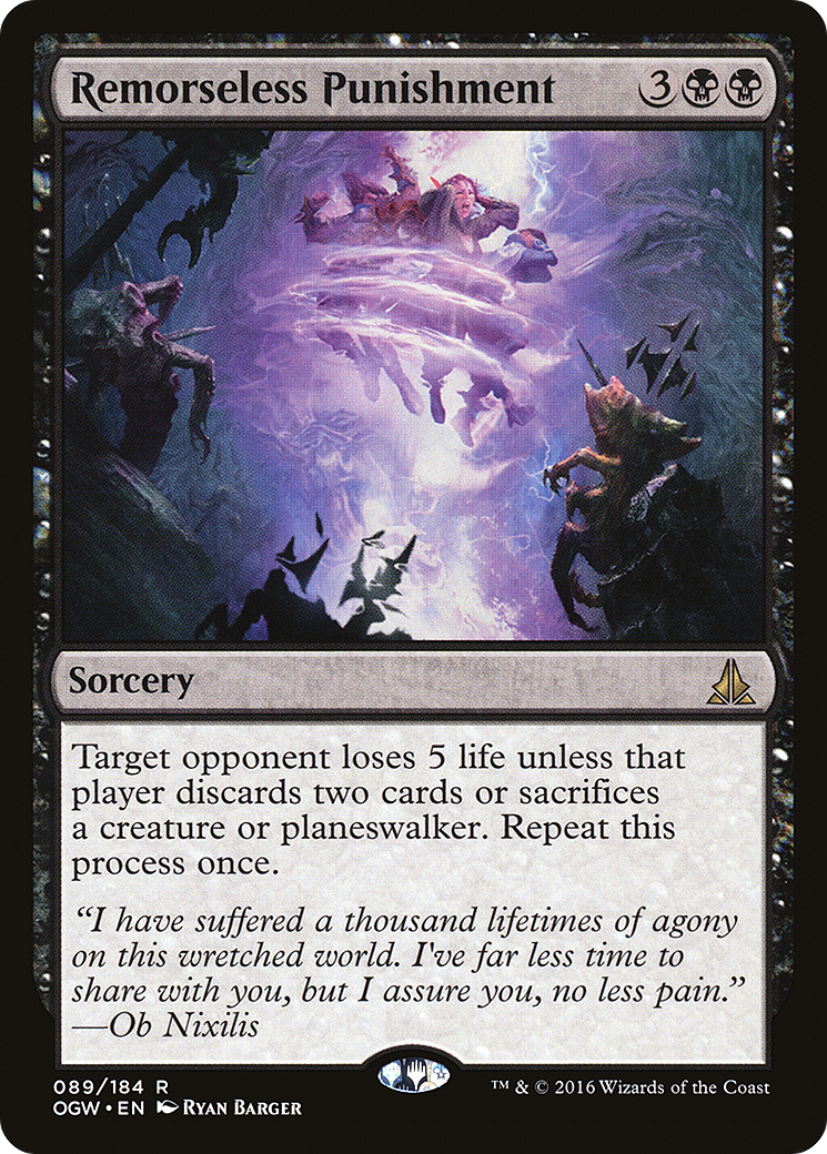 Remorseless Punishment (OGW-089)  Foil - Oath of the Gatewatch