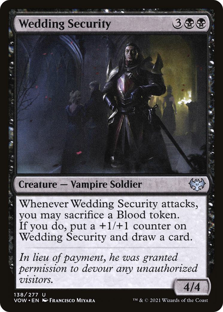 Wedding Security (VOW-138)  Foil - Innistrad: Crimson Vow