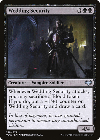 Wedding Security (VOW-138)  Foil - Innistrad: Crimson Vow