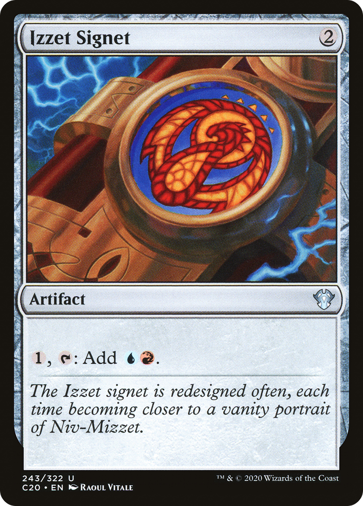 Izzet Signet (C20-243)  - Commander 2020