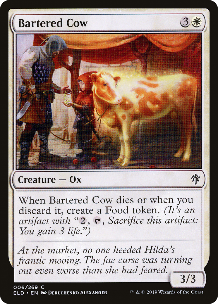 Bartered Cow (ELD-006)  - Throne of Eldraine