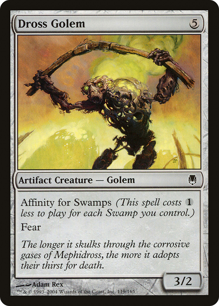 Dross Golem (DST-119)  Foil - Darksteel