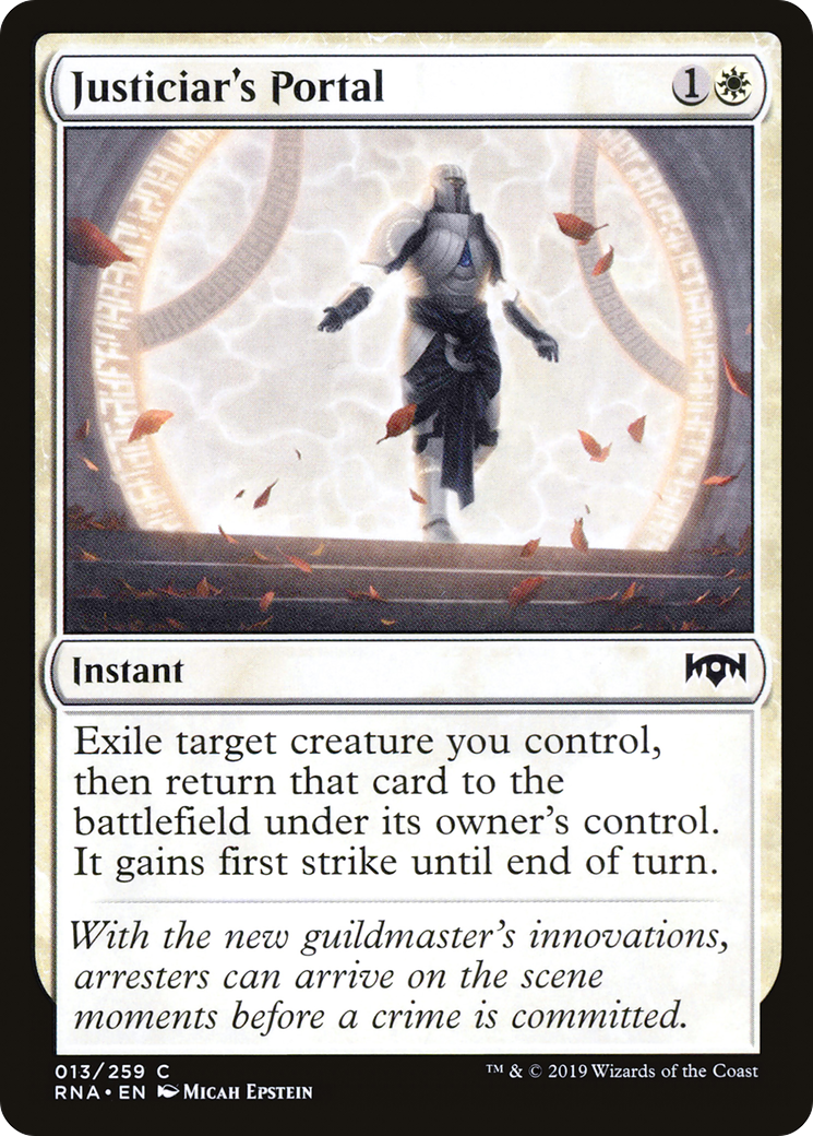 Justiciar's Portal (RNA-013)  - Ravnica Allegiance