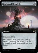 Darksteel Monolith (Extended Art) (CMM-778)  Foil - Commander Masters: (Extended Art)
