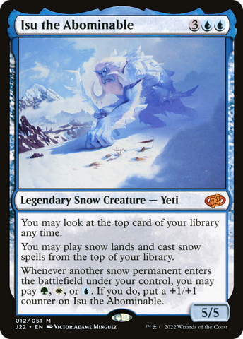 Isu the Abominable (J22-012)  - Jumpstart 2022: (snow)