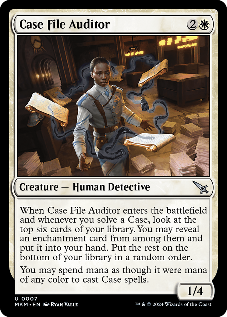 Case File Auditor (b) (MKM-007)  Foil - Murders at Karlov Manor