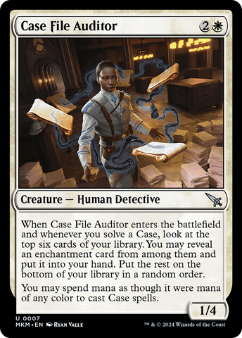 Case File Auditor (b) (MKM-007)  Foil - Murders at Karlov Manor