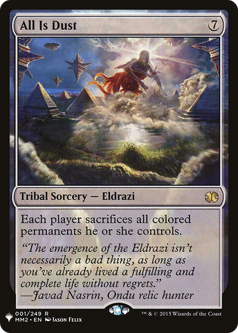 All Is Dust (LIST-001)  - The List