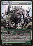 Migratory Greathorn (Showcase) (IKO-297) - Ikoria: Lair of Behemoths: (Showcase) Foil