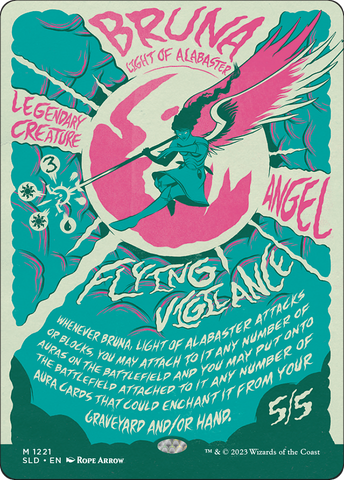 Bruna, Light of Alabaster (SLD-1221) - Secret Lair Drop (Borderless) Foil