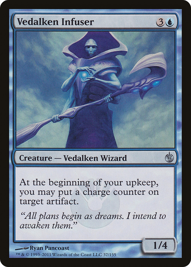 Vedalken Infuser (MBS-037)  - Mirrodin Besieged