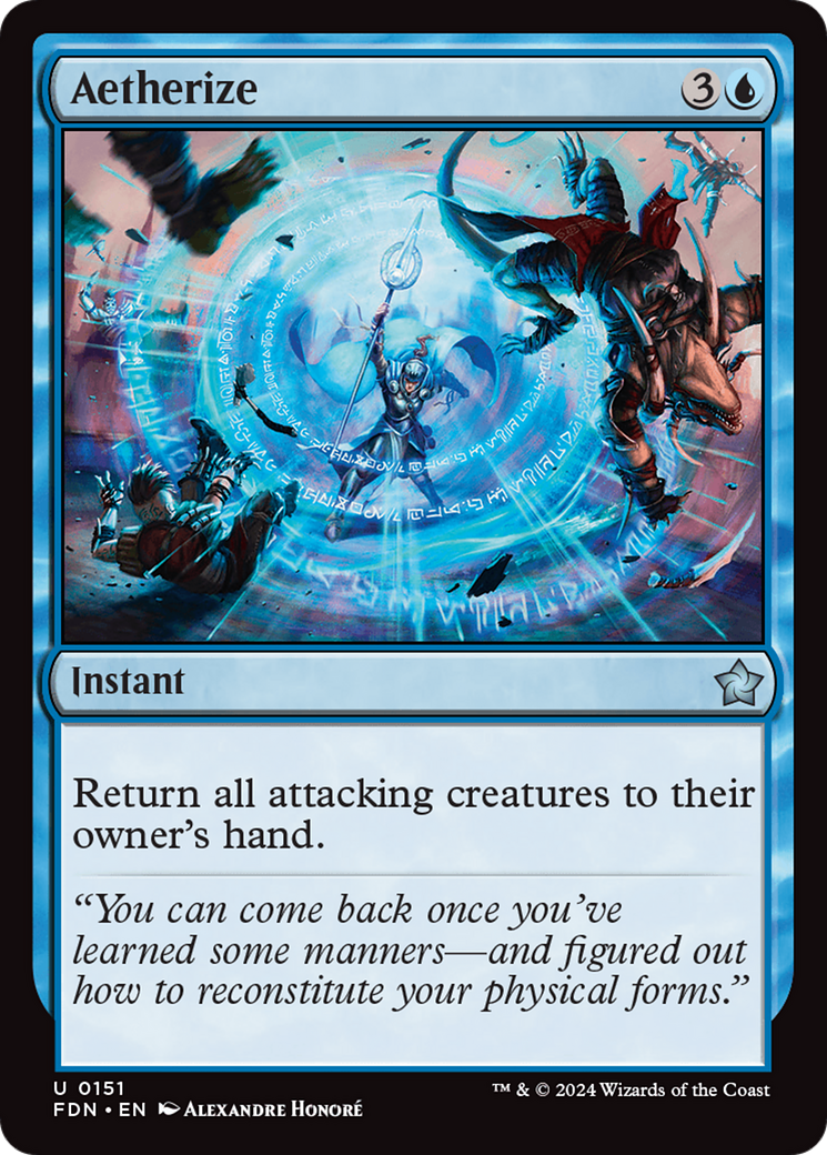 Aetherize (FDN-151)  Foil - Foundations