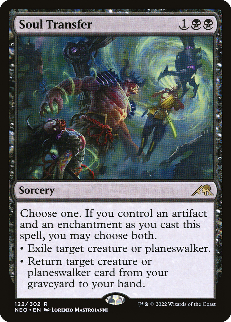 Soul Transfer (NEO-122)  Foil - Kamigawa: Neon Dynasty