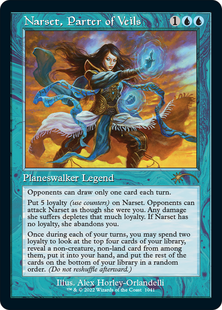 Narset, Parter of Veils (Retro Frame) (SLD-1041)  Foil - Secret Lair Drop