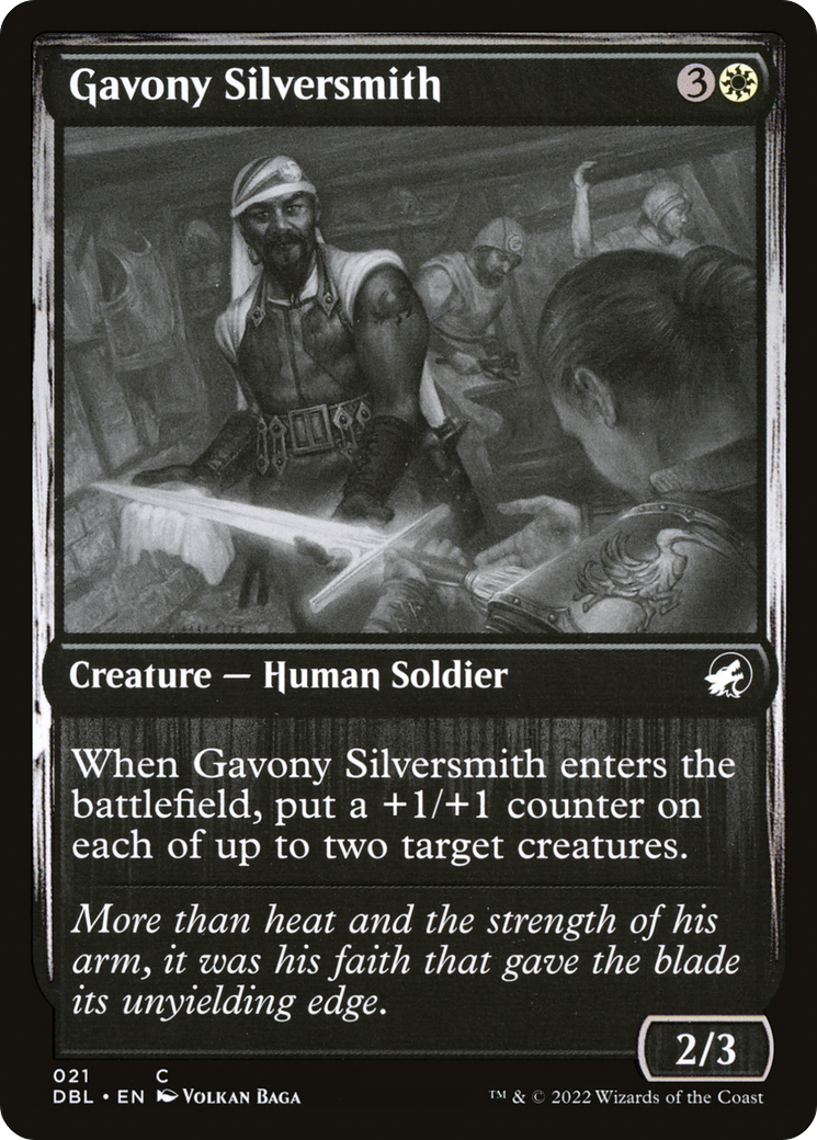 Gavony Silversmith (DBL-021)  Foil - Innistrad: Double Feature