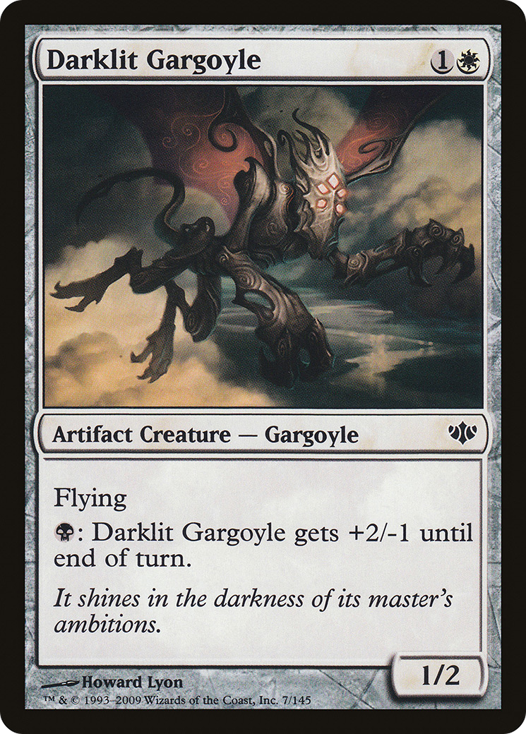 Darklit Gargoyle (CON-007)  Foil - Conflux