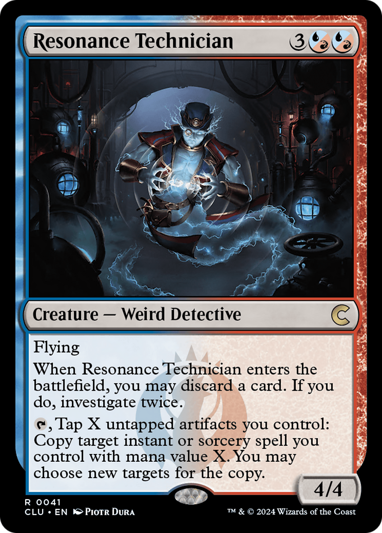 Resonance Technician (CLU-041)  - Ravnica: Clue Edition