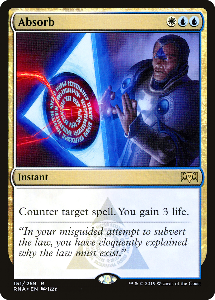Absorb (RNA-151)  Foil - Ravnica Allegiance