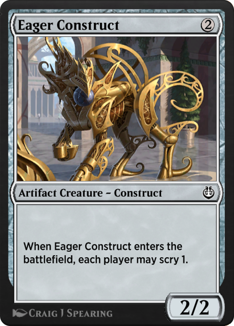 Eager Construct (KLR-236)  - Kaladesh Remastered