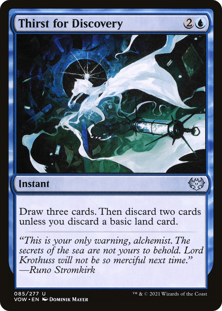Thirst for Discovery (VOW-085)  - Innistrad: Crimson Vow
