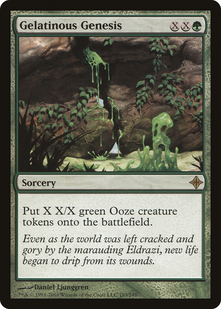 Gelatinous Genesis (ROE-183)  - Rise of the Eldrazi