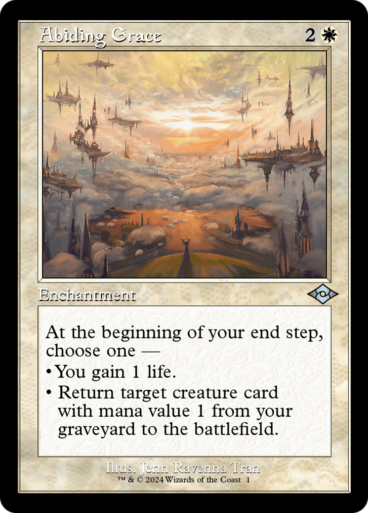 Abiding Grace (Retro Frame) (MH2-001)  - Modern Horizons 2 Timeshifts