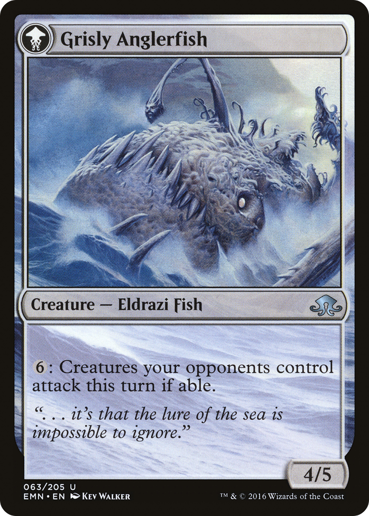 Grizzled Angler // Grisly Anglerfish (EMN-063)  - Eldritch Moon: (mooneldrazidfc)