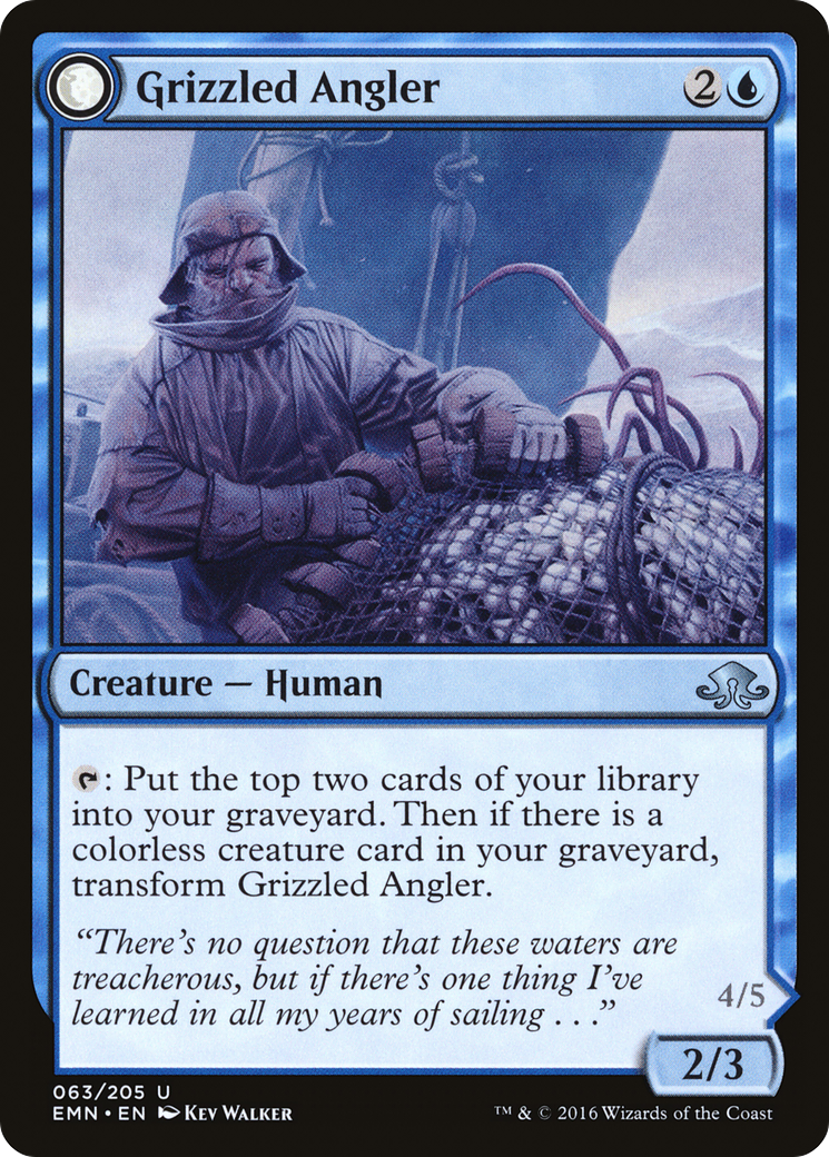 Grizzled Angler // Grisly Anglerfish (EMN-063)  - Eldritch Moon: (mooneldrazidfc)