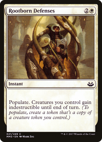 Rootborn Defenses (MM3-021)  Foil - Modern Masters 2017
