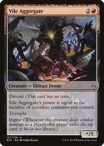 Vile Aggregate (BFZ-137)  - Battle for Zendikar