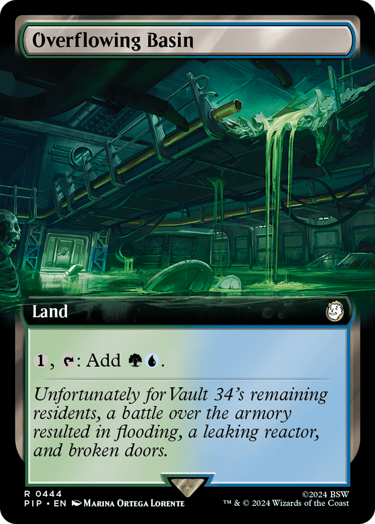 Overflowing Basin (Extended Art) (PIP-444)  Foil - Fallout: (Extended Art)