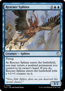 Rescuer Sphinx (CLU-095)  - Ravnica: Clue Edition
